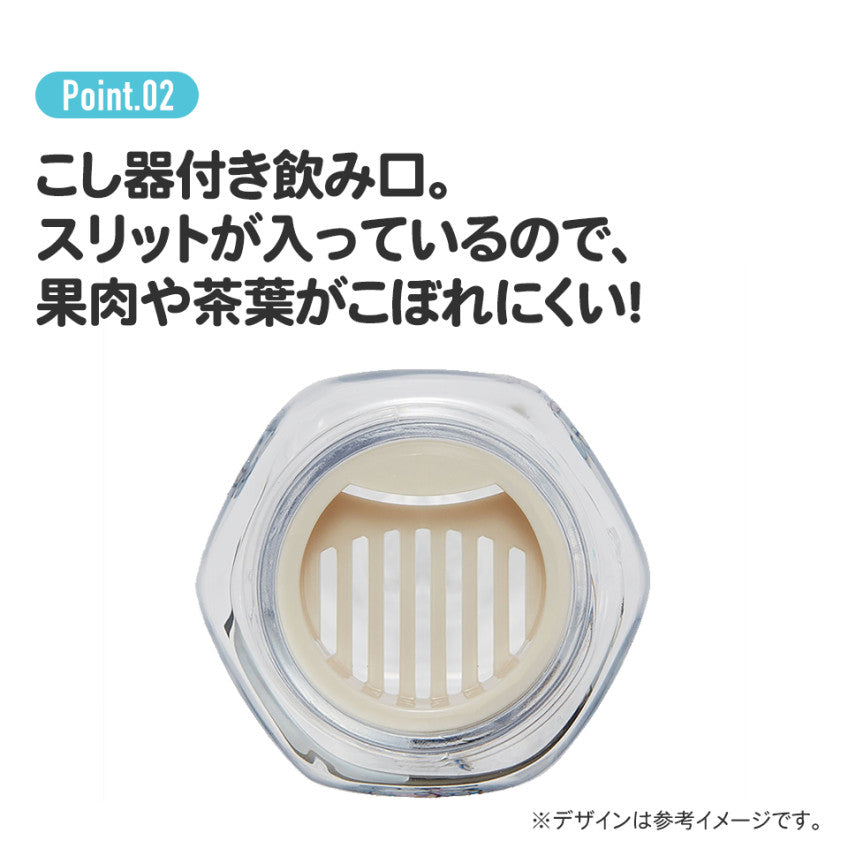[발주상품 2~4 영업일 후 발송예정] 스케이터 산리오 쿠로미 캐릭터 육각 블로 보틀 250ml PDH3 - 주방·식기 - 하카타몰