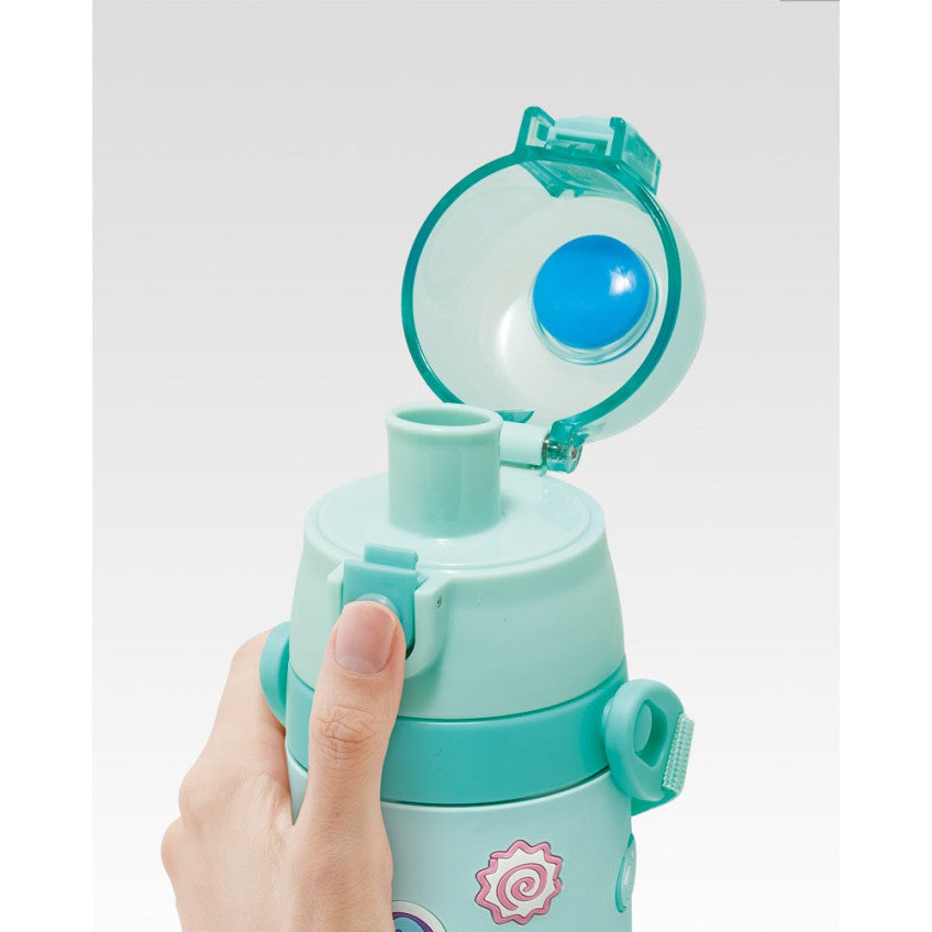 스케이터 산리오 한교동 캐릭터 3D 원푸쉬 보냉 스테인리스 다이렉트 보틀 480ml SDPV5 - 주방·식기 - 하카타몰