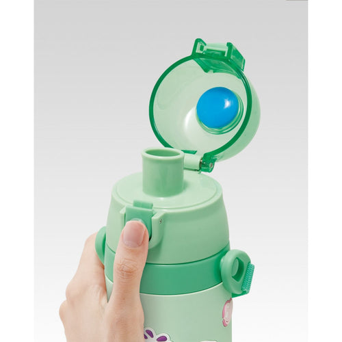 스케이터 산리오 포차코 캐릭터 3D 원푸쉬 보냉 스테인리스 다이렉트 보틀 480ml SDPV5 - 주방·식기 - 하카타몰