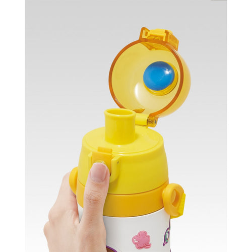 스케이터 산리오 폼폼푸린 캐릭터 3D 원푸쉬 보냉 스테인리스 다이렉트 보틀 480ml SDPV5 - 주방·식기 - 하카타몰