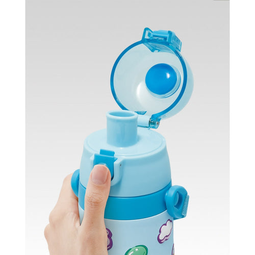 스케이터 산리오 시나모롤 캐릭터 3D 원푸쉬 보냉 스테인리스 다이렉트 보틀 480ml SDPV5 - 주방·식기 - 하카타몰