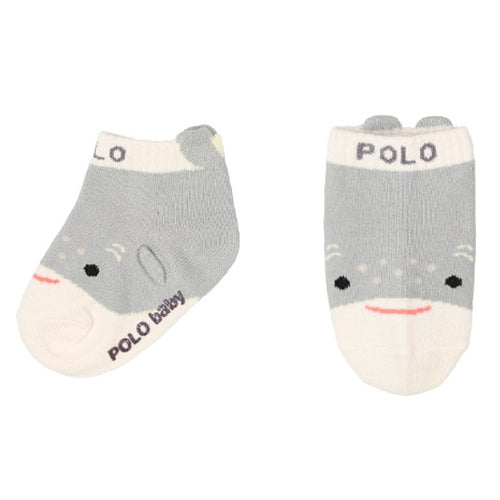 POLO 베이비 동물 캐릭터 양말 3종 세트 9~15cm - 유아동의류 - 하카타몰
