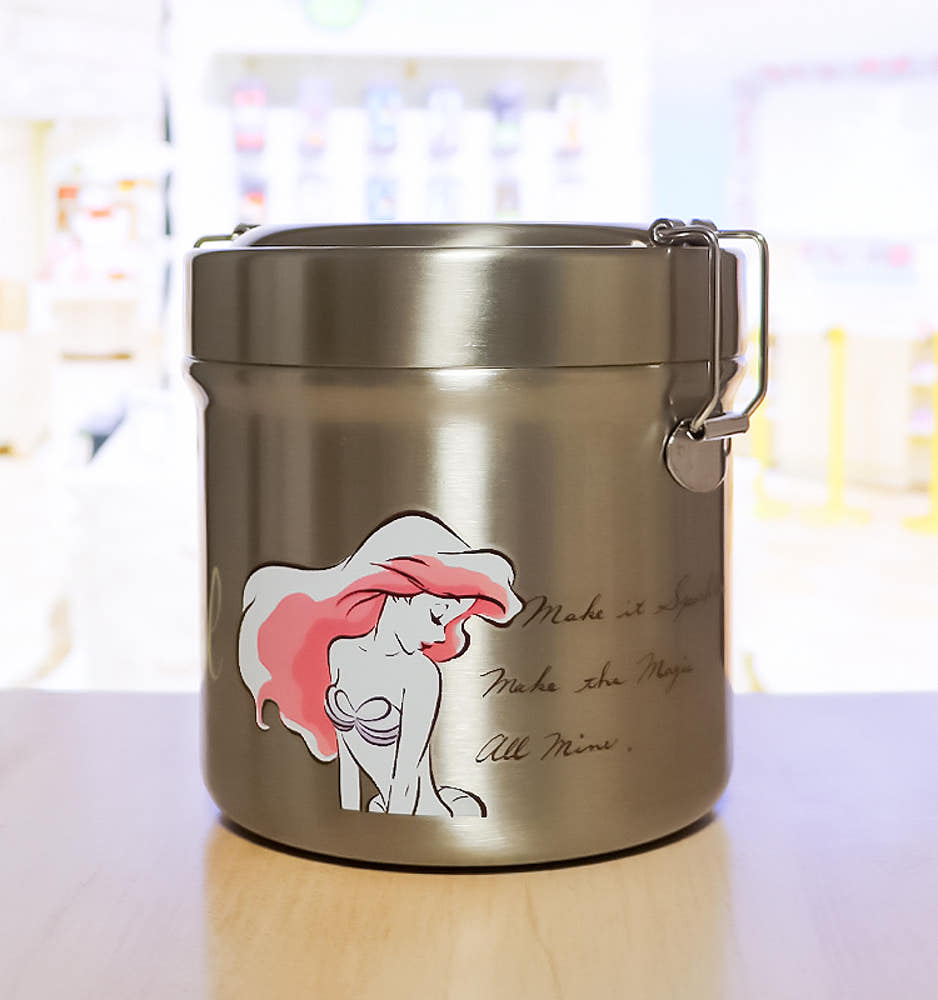 스케이터 인어공주 아리엘 진공 스테인리스 보온 도시락 600ml - 주방·식기 - 하카타몰