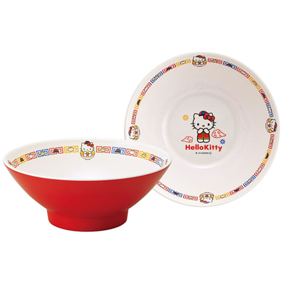 스케이터 산리오 헬로키티 캐릭터 멜라민 라면 그릇 1200ml MCH8 - 하카타몰