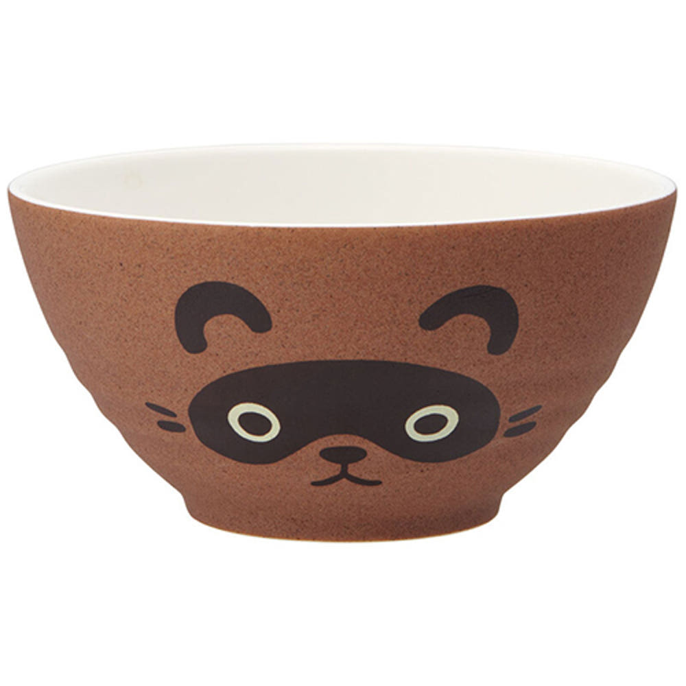 [발주상품 2~4 영업일 후 발송예정] 스케이터 너구리 TANUKI 캐릭터 도자기 밥공기 CHRB2 - 주방·식기 - 하카타몰