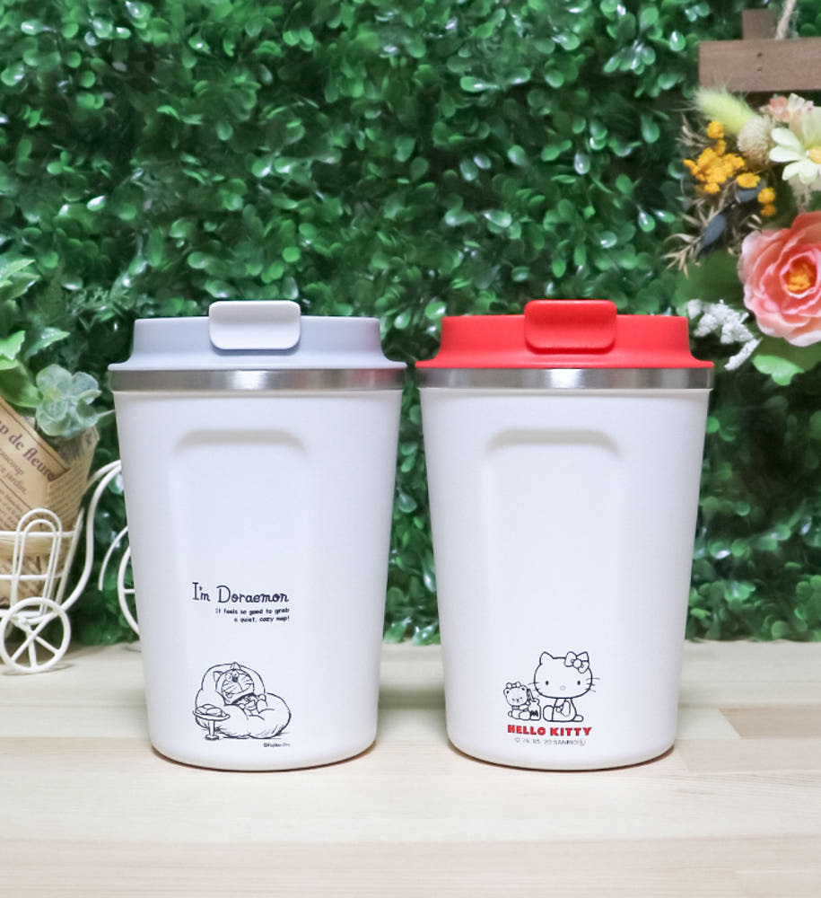 스케이터 산리오 캐릭터 진공 단열 커피 텀블러 350ml (키티 / 도라에몽) - 주방·식기 - 하카타몰