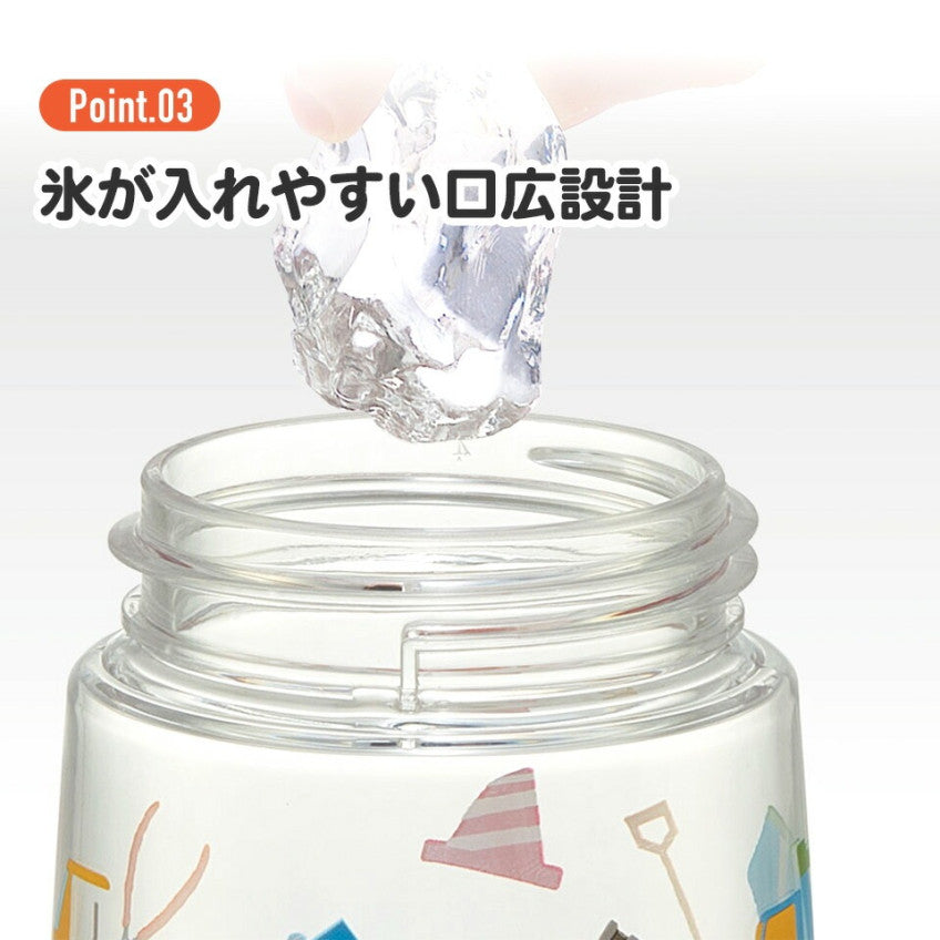 [발주상품 2~4 영업일 후 발송예정] 스케이터 디즈니 프린세스 캐릭터 원푸쉬 스트로 보틀 480ml PDSH5 - 주방·식기 - 하카타몰