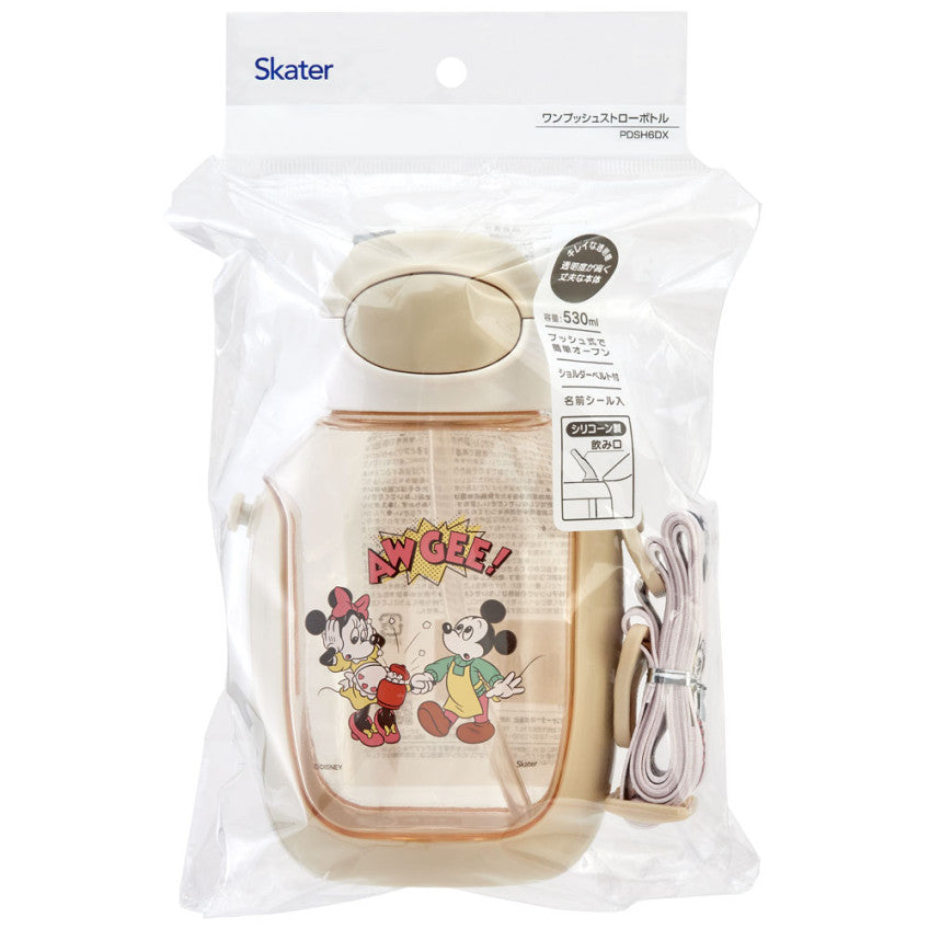 스케이터 미키 앤 프렌즈 쿠킹 캐릭터 원푸쉬 스트로 보틀 530ml PDSH6DX - 주방·식기 - 하카타몰