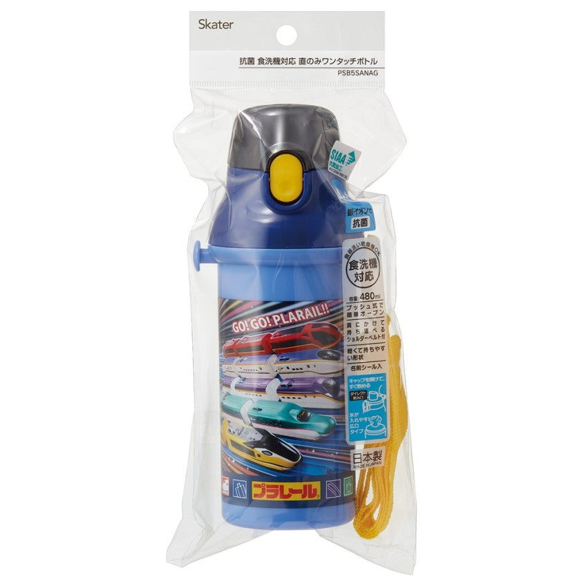 스케이터 프라레일 캐릭터 원터치 다이렉트 보틀 480ml PSB5SANAG - 하카타몰