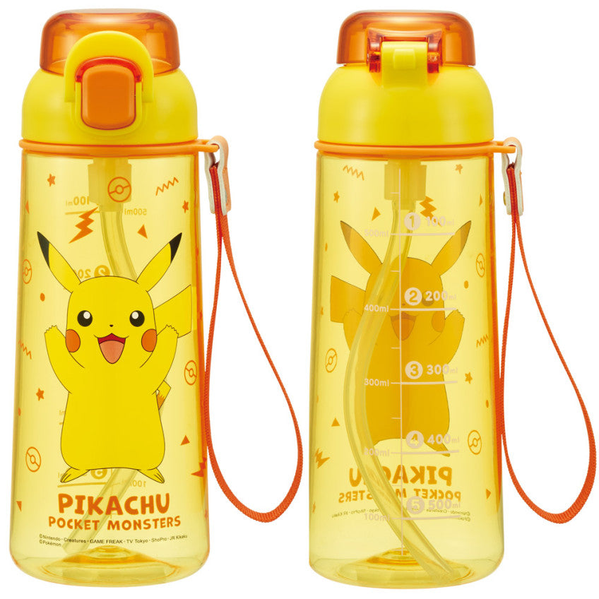 스케이터 포켓몬스터 캐릭터 원푸쉬 스트로 보틀 600ml PSHPO6 - 주방·식기 - 하카타몰