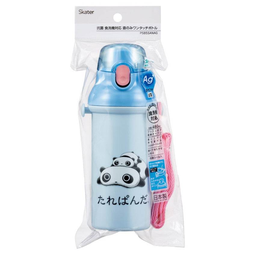[발주상품 2~4 영업일 후 발송예정] 스케이터 타레판다 캐릭터 원터치 다이렉트 보틀 480ml PSB5SANAG - 주방·식기 - 하카타몰