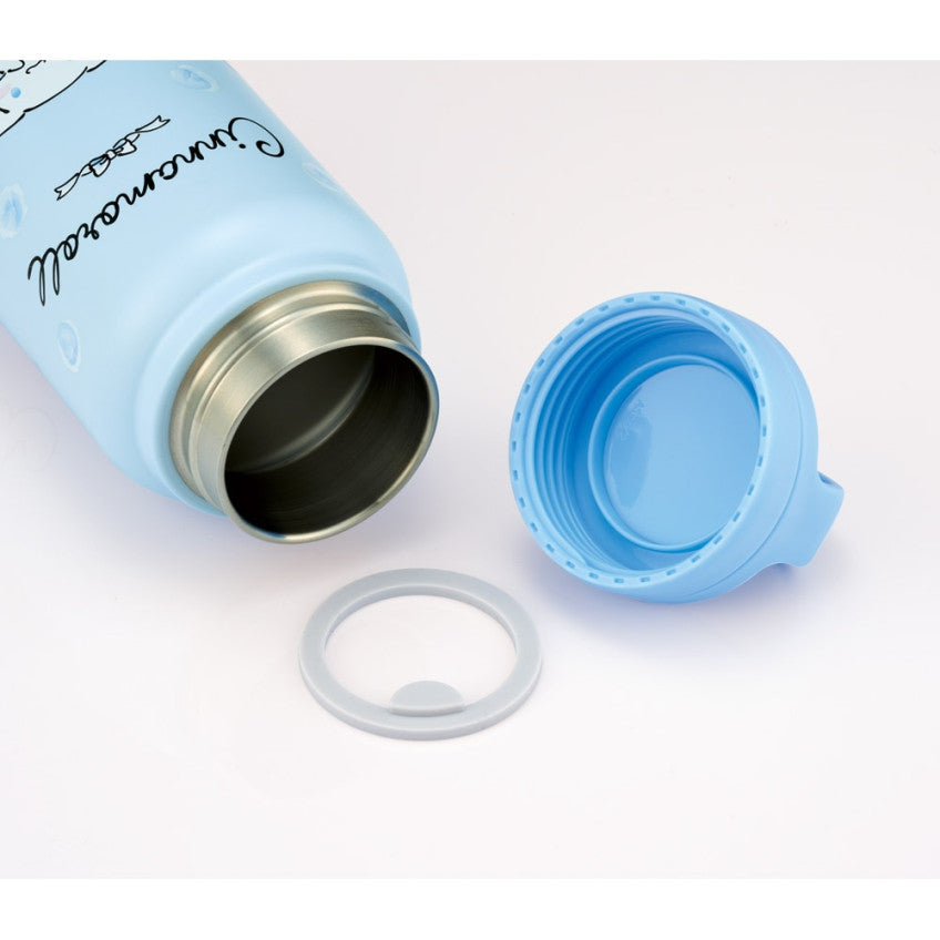 스케이터 산리오 시나모롤 수채화 코스메 캐릭터 스크류 핸들 머그 보틀 350ml STSC4 - 주방·식기 - 하카타몰