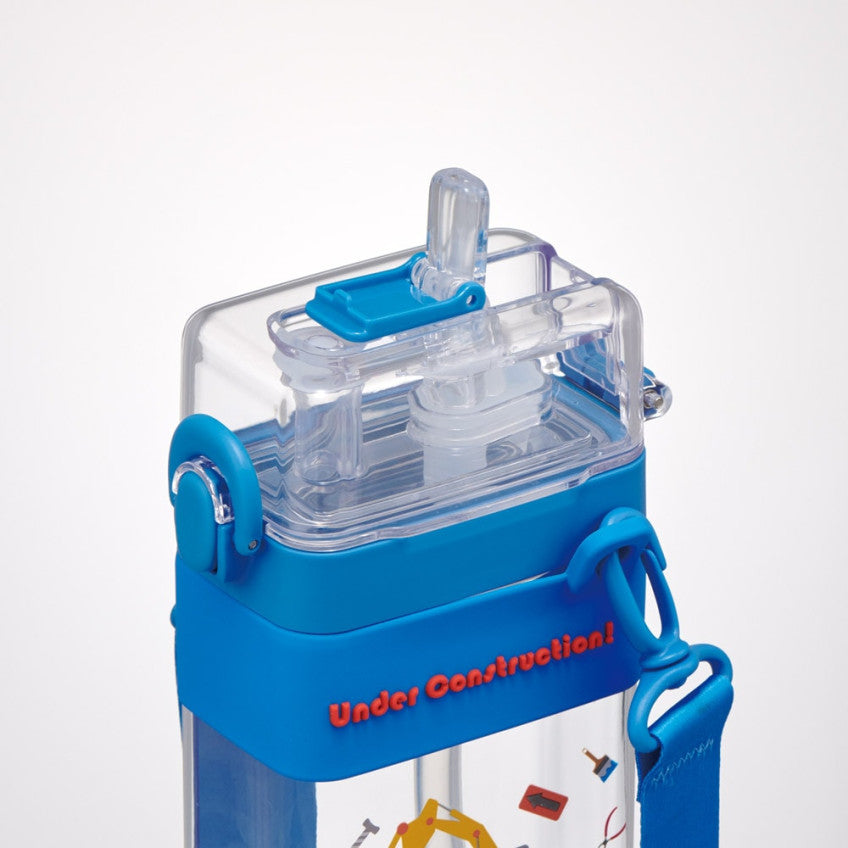 [발주상품 2~4 영업일 후 발송예정] 스케이터 일하는 자동차 캐릭터 스퀘어 2WAY 보틀 600ml PSQW6 - 주방·식기 - 하카타몰