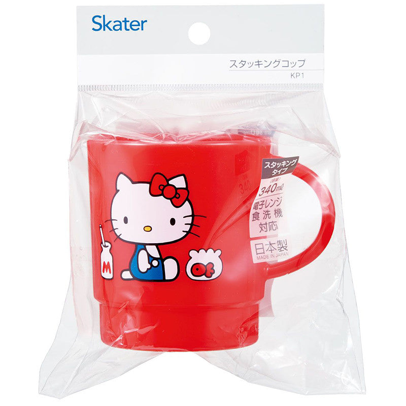 스케이터 헬로키티 캐릭터 스태킹컵 340ml KP1 - 하카타몰