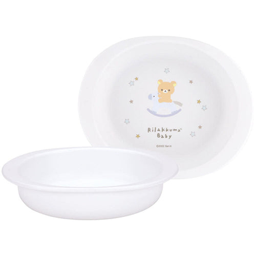 스케이터 리락쿠마 Rilakkuma Baby 캐릭터 항균 식기세척기 전자렌지 대응 작은 접시 290ml XP25AG - 주방·식기 - 하카타몰