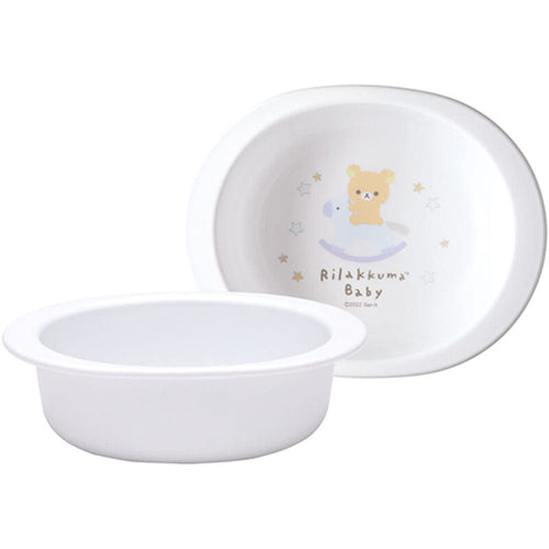 스케이터 리락쿠마 Rilakkuma Baby 캐릭터 항균 식기세척기 전자렌지 대응 작은 그릇 290ml XP24AG - 주방·식기 - 하카타몰