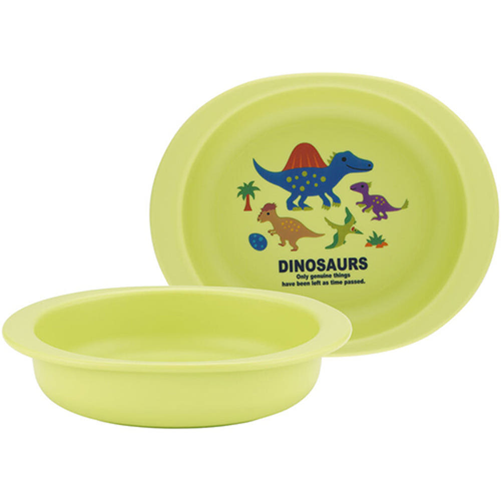 [발주상품 2~4 영업일 후 발송예정] 스케이터 DINOSAURS PICTURE BOOK NEW 캐릭터 항균 식기세척기 전자렌지 대응 작은 접시 290ml XP25AG - 주방·식기 - 하카타몰