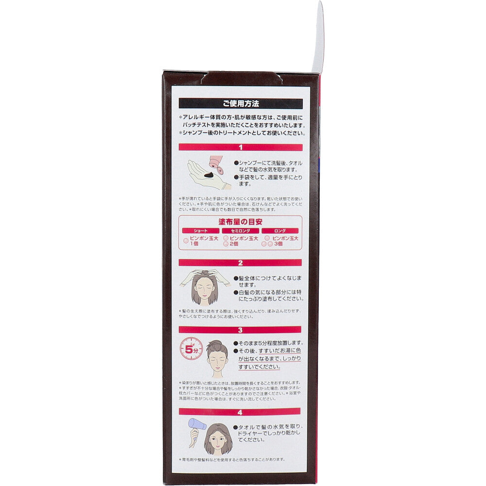 DHC Q10 프리미엄 컬러 트리트먼트 블랙브라운 150g 상세 3