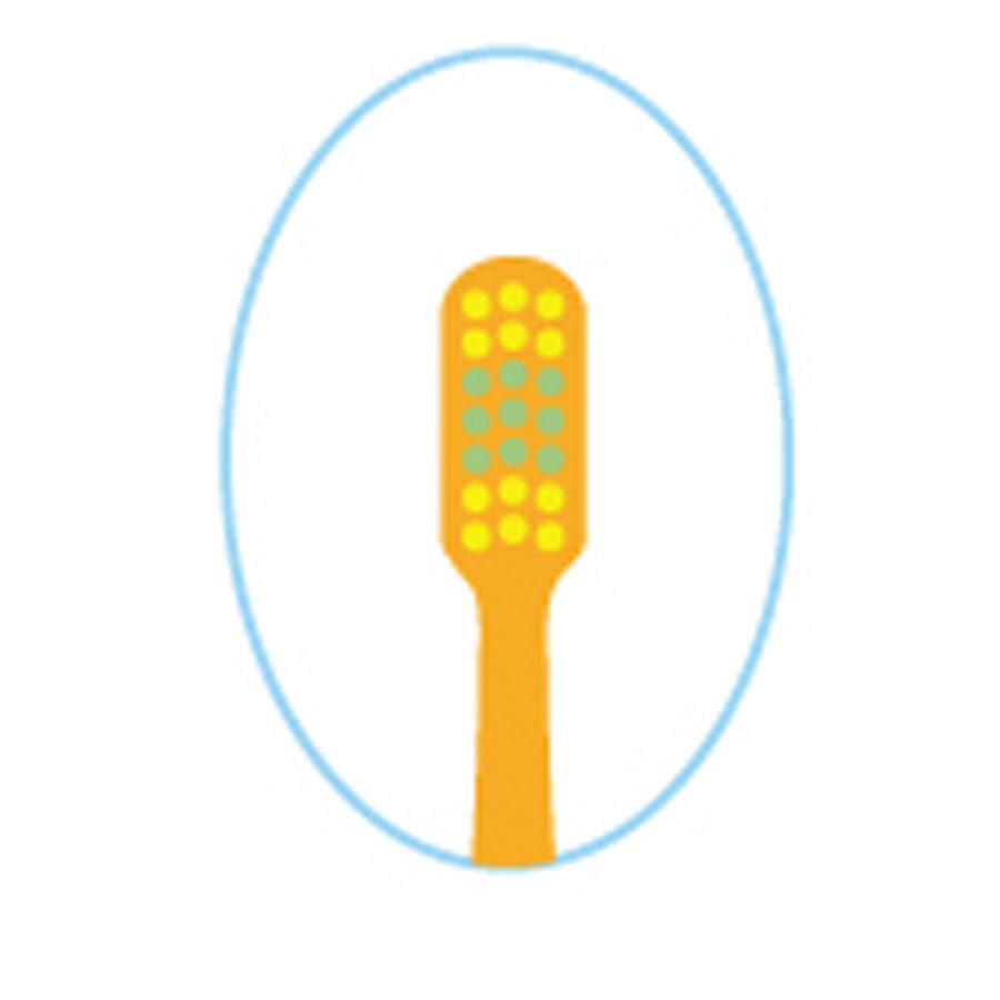 유컴퍼니 시바견 마스코트 캡 흡착식 칫솔 1개입 사용 이미지 3