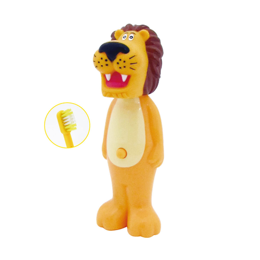 바운스업 팝업 동물 칫솔 라이온 1개 상세 이미지 3