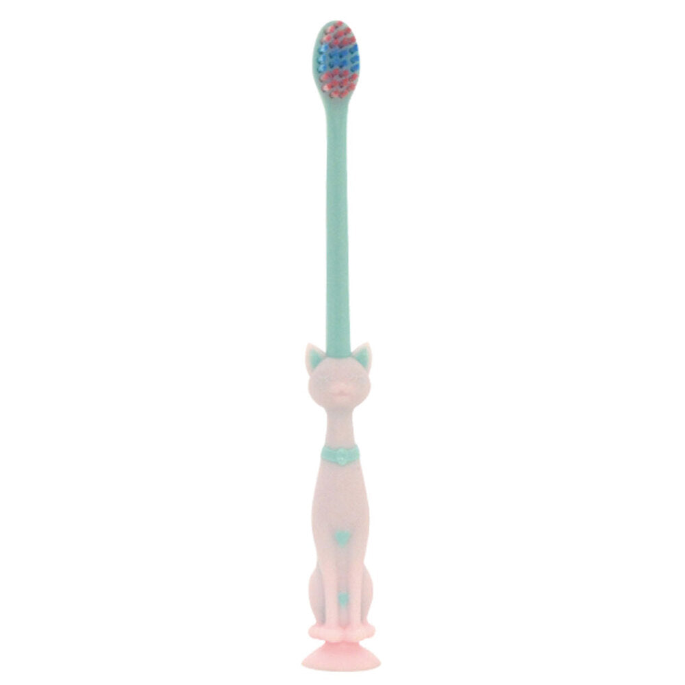 유컴퍼니 피타토 고양이 흡착식 캡 칫솔 페일핑크 1개입 대표사진