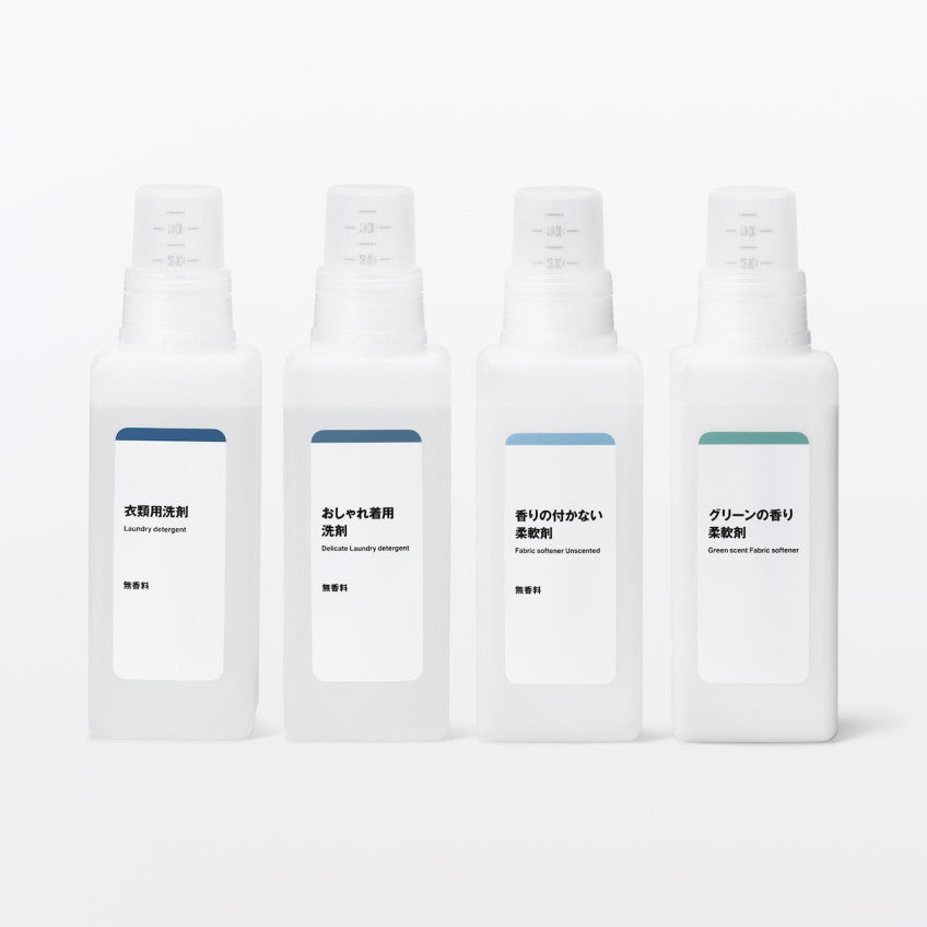 무인양품 식물 유래의 세정성분 그린향 섬유유연제 450ml - 청소·세탁 - 하카타몰