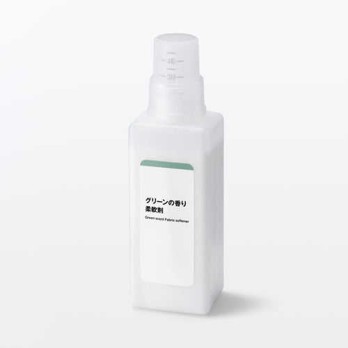 무인양품 식물 유래의 세정성분 그린향 섬유유연제 450ml - 청소·세탁 - 하카타몰