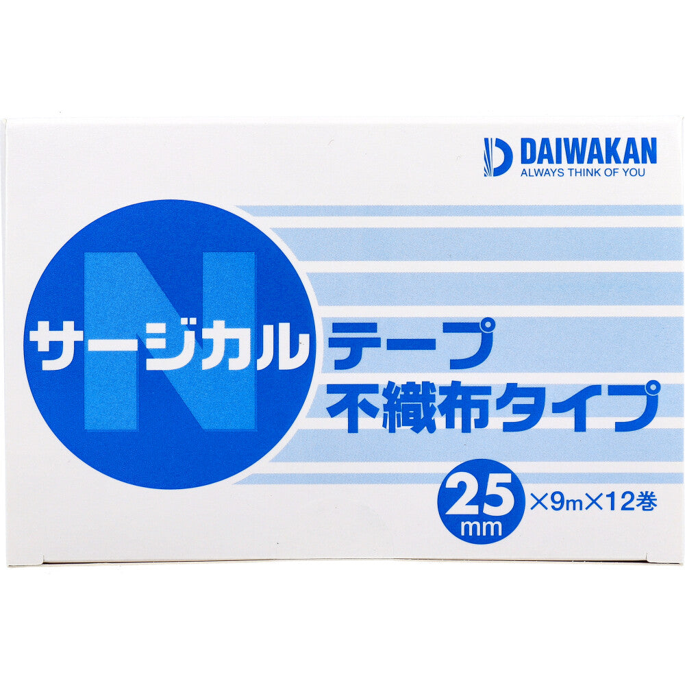 다이와칸 부직포 서지컬 테이프 25mm 9m 12롤