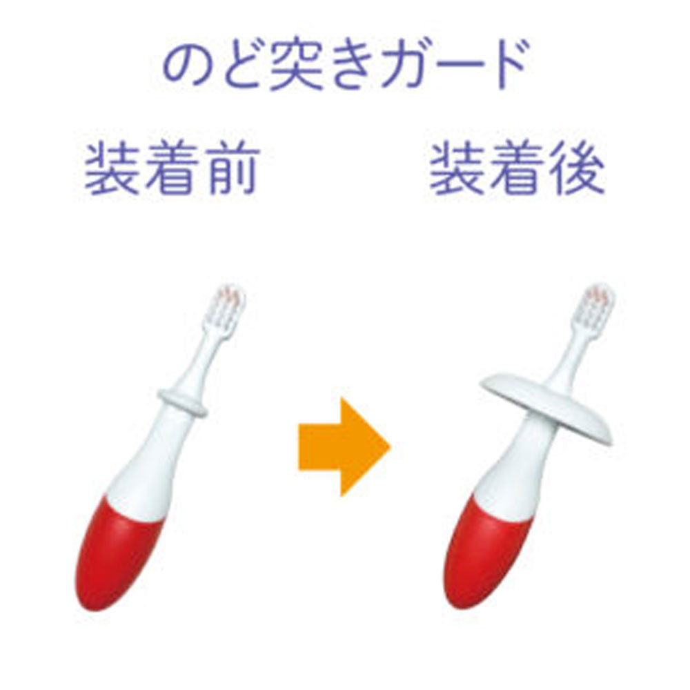 덴타룬 도톰그립 베이비 칫솔 6개월부터 레드·옐로 2개입 상세 이미지 3