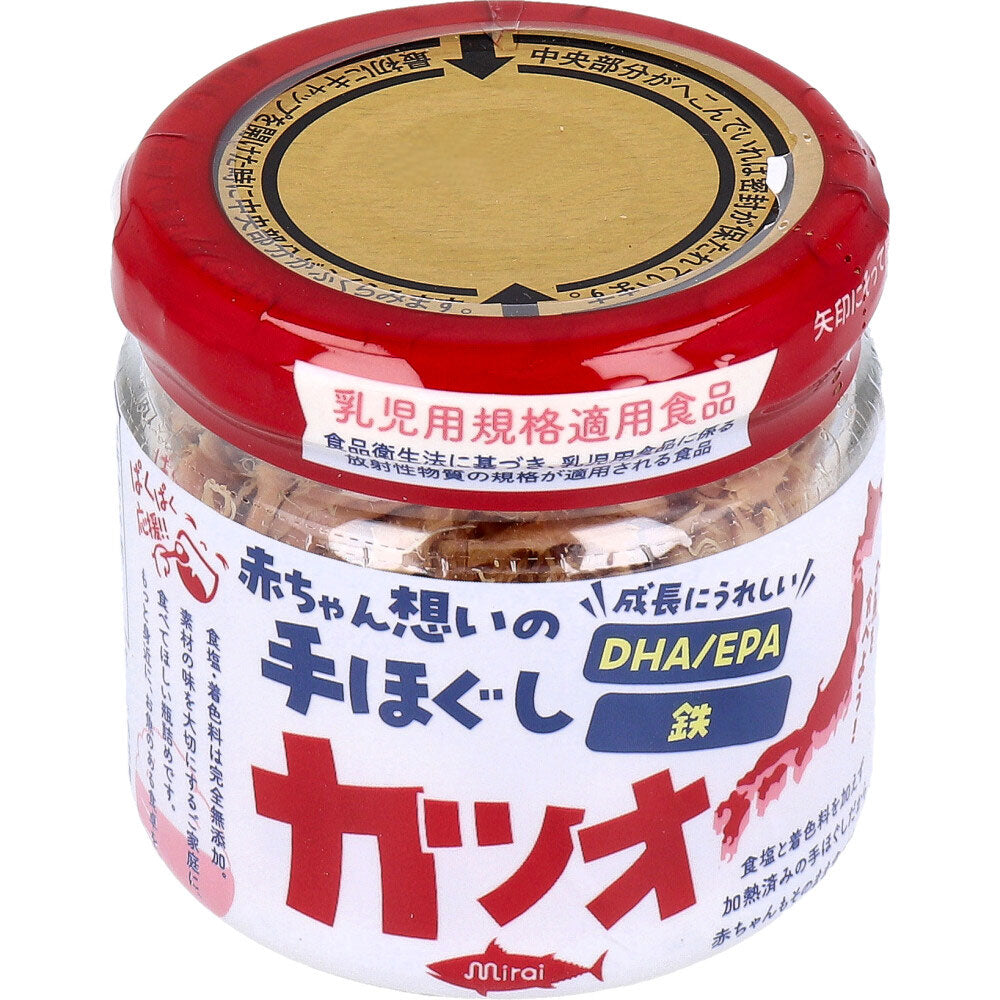 미라이 아기용 무염 손으로 찢은 가다랑어 50g 상세 이미지 5