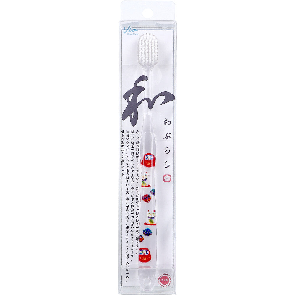 Blanvina 와브러시 일본 사계 디자인 칫솔 부드러운모 1개 상세 이미지 1