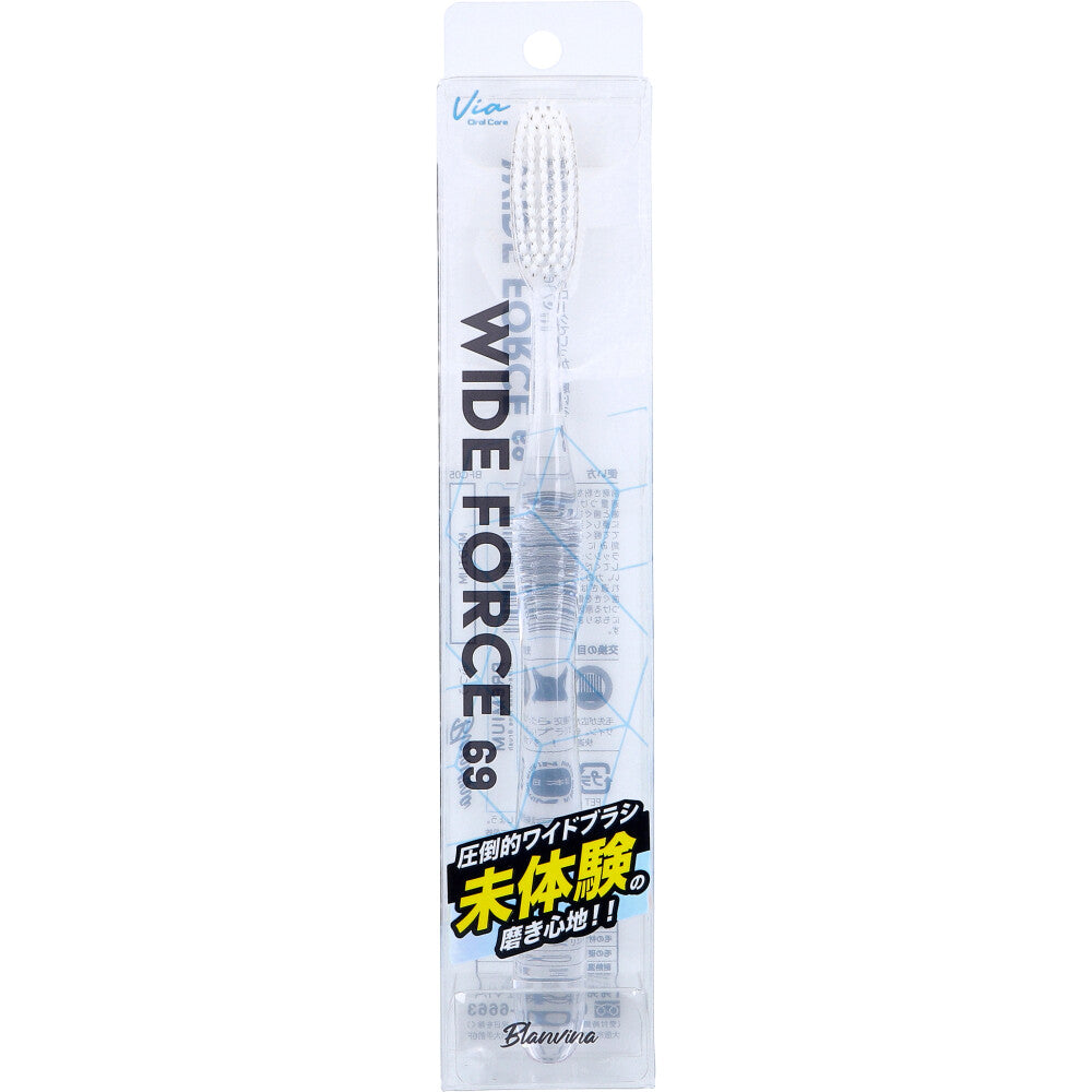 Blanvina WIDE FORCE 69 와이드헤드 칫솔 보통모 1개