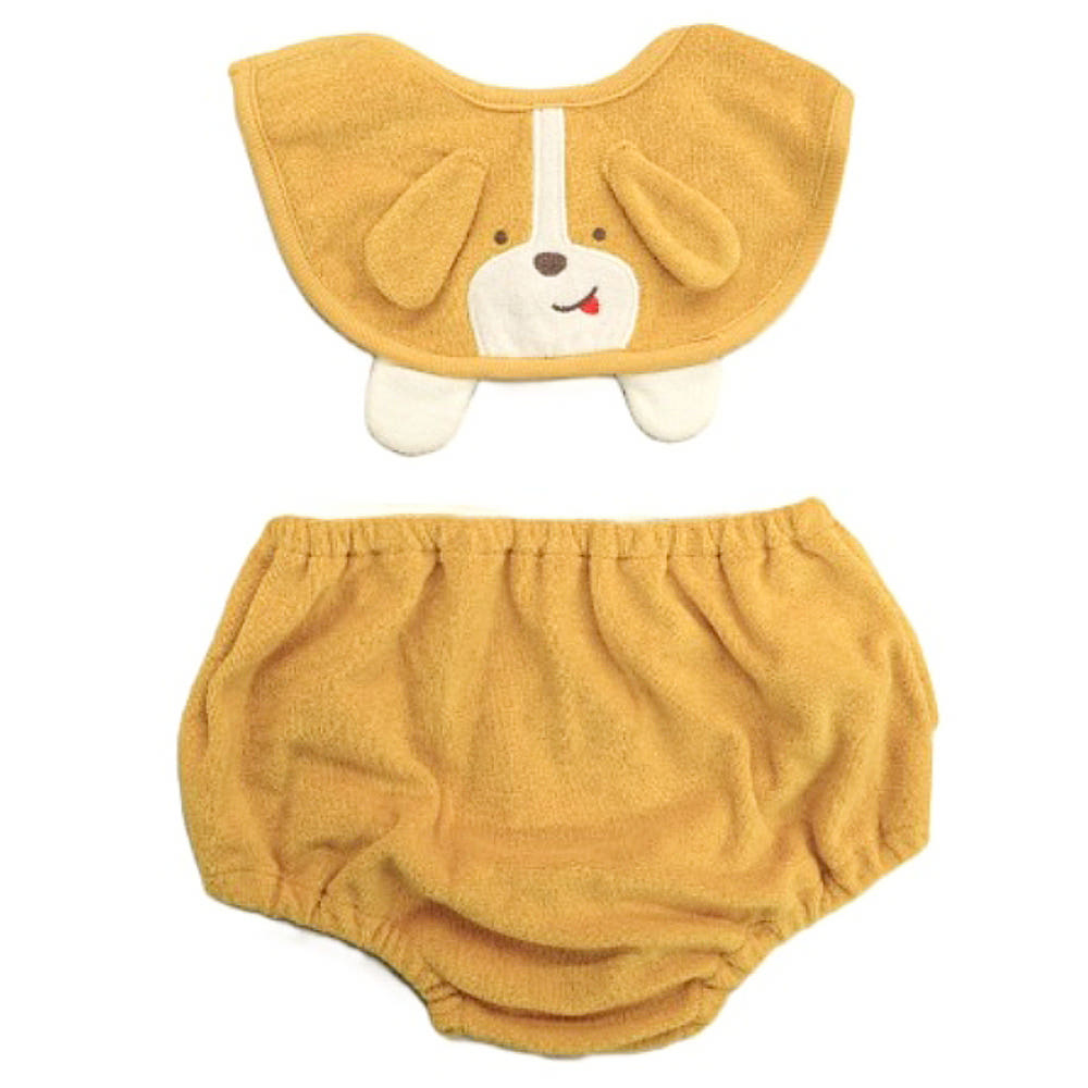 강아지 턱받이 & 블루머 세트 70~80cm - 하카타몰