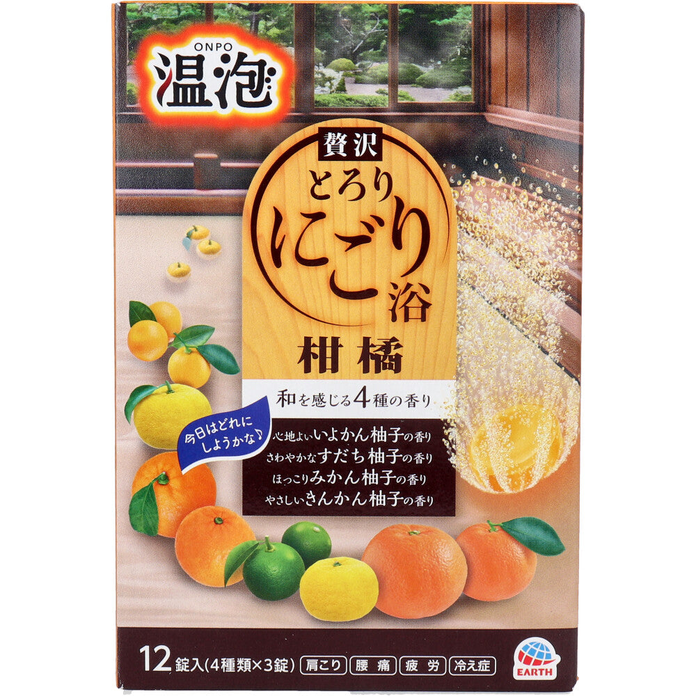 온포 프리미엄 탁한 탄산욕 감귤 40g×12정