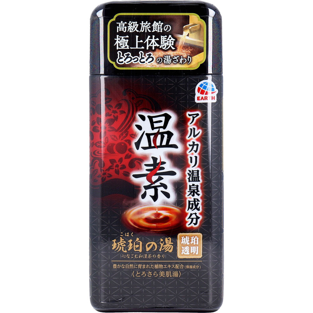 온소 알칼리 온천성분 호박탕 일본차향 입욕제 600g