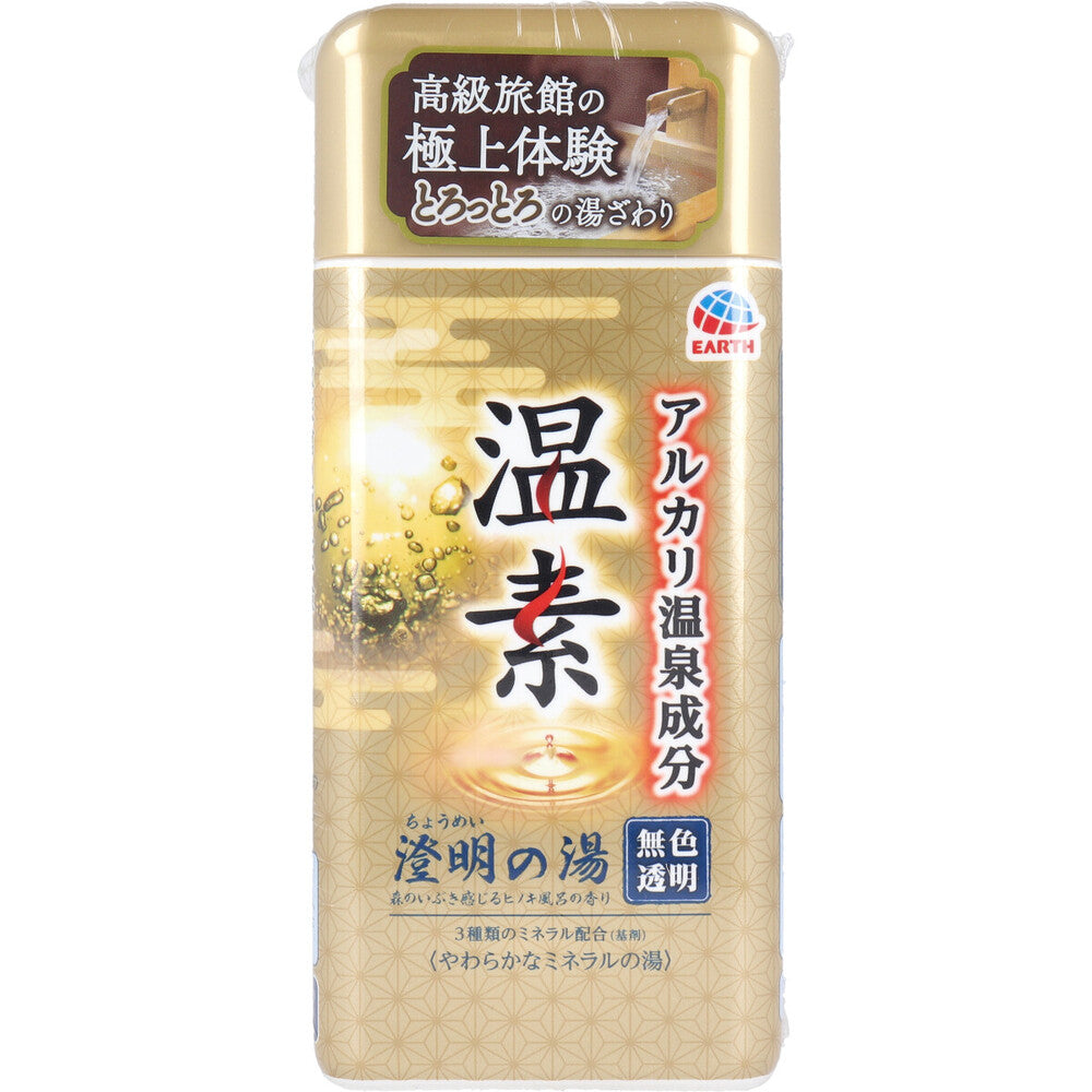 온소 알칼리 온천성분 투명탕 편백향 입욕제 600g