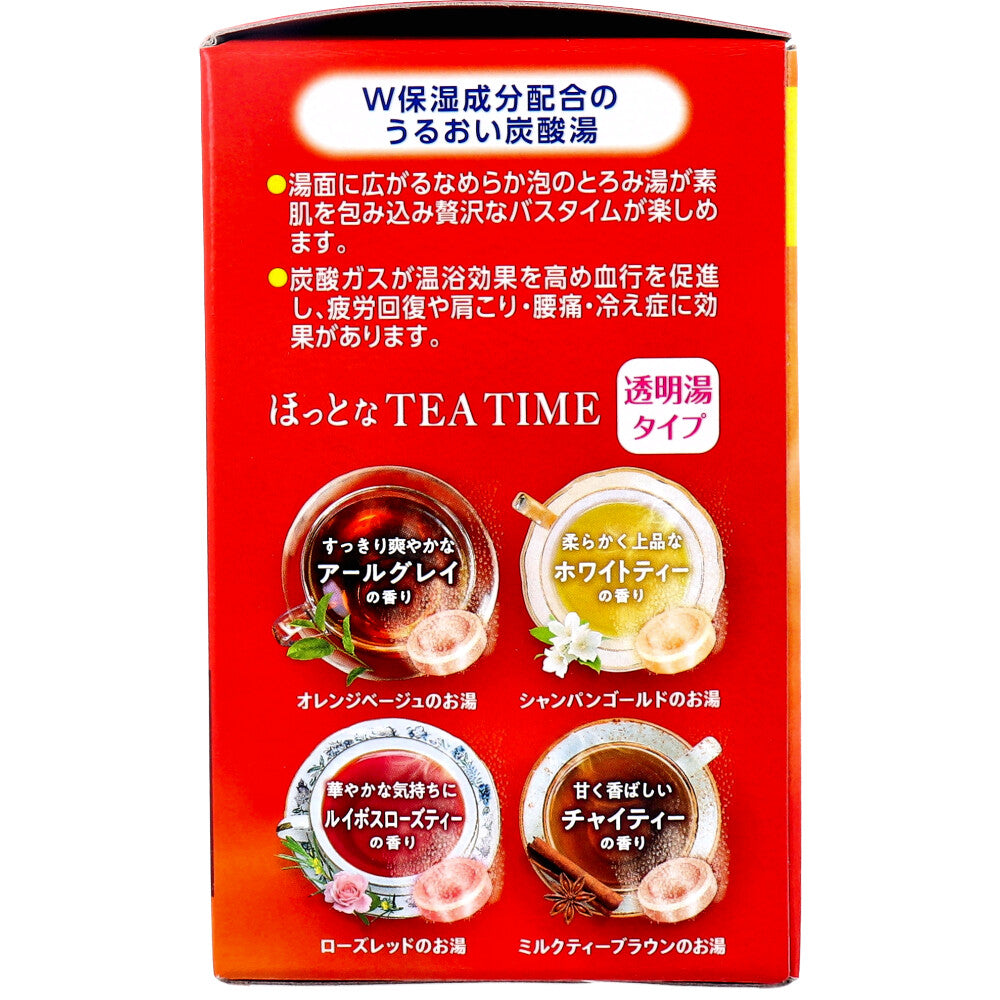 HERS 바스라보 W보습 티타임 탄산 입욕제 45g×12정 상세 이미지 1