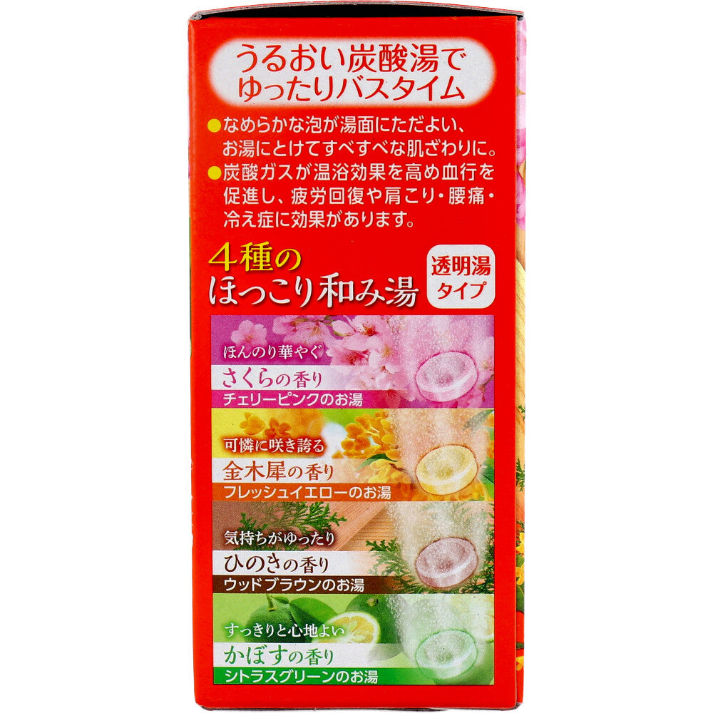 HERS 바스라보 4종 편안한 일본향 탄산 입욕제 45g×12정 상세 이미지 1