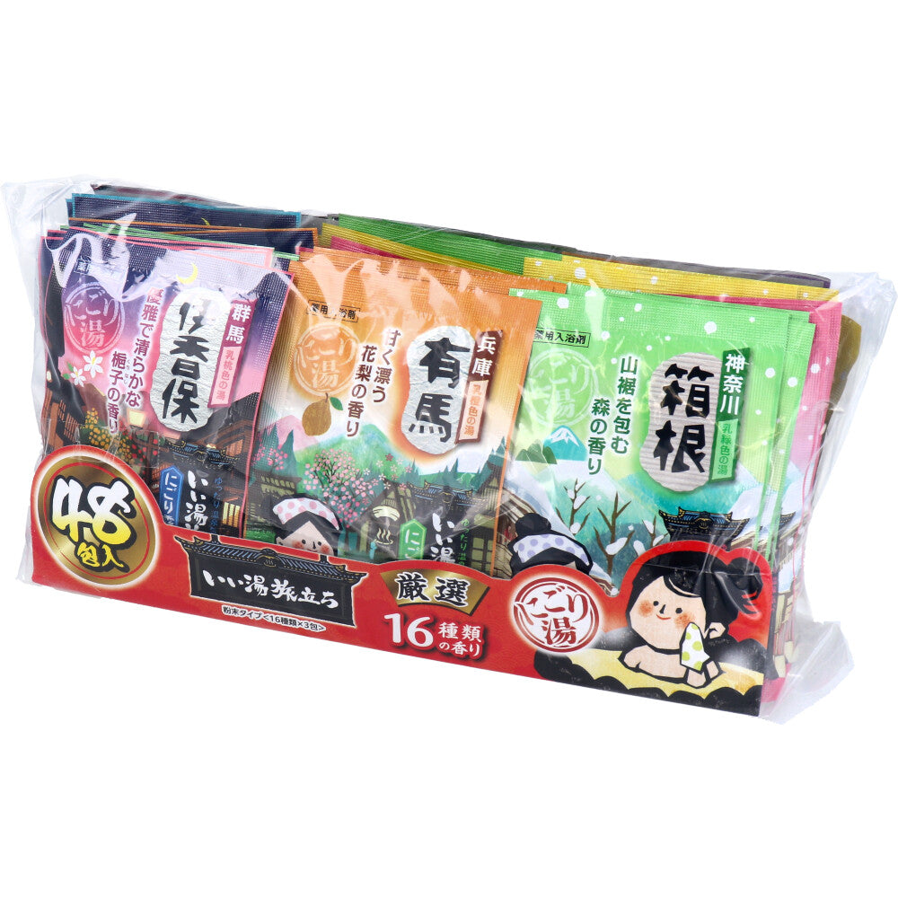 이이유타비다치 탁한탕 엄선 16가지 향 25g×48포 상세 이미지 2