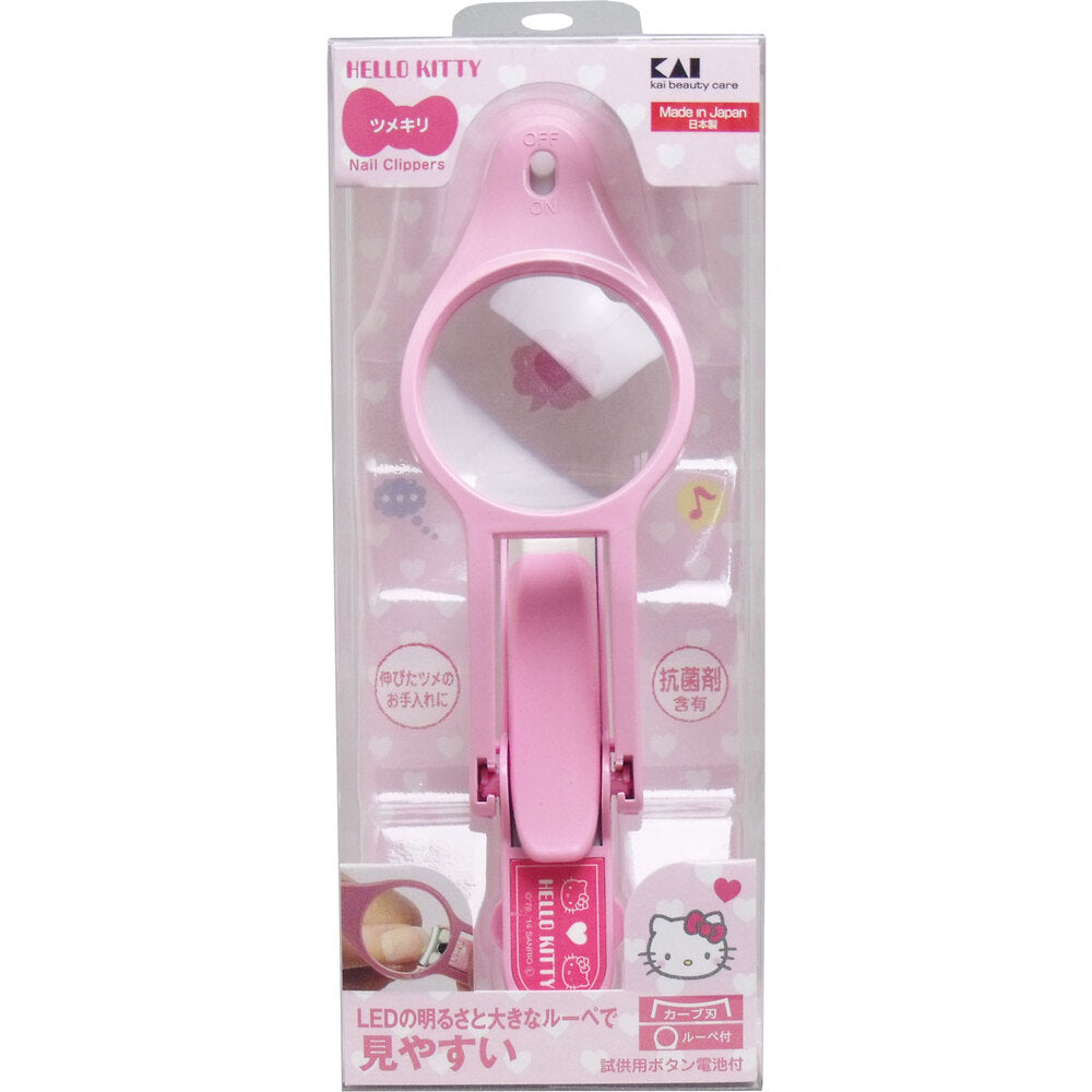 카이 헬로키티 LED 확대경 손톱깎이 KK-2525