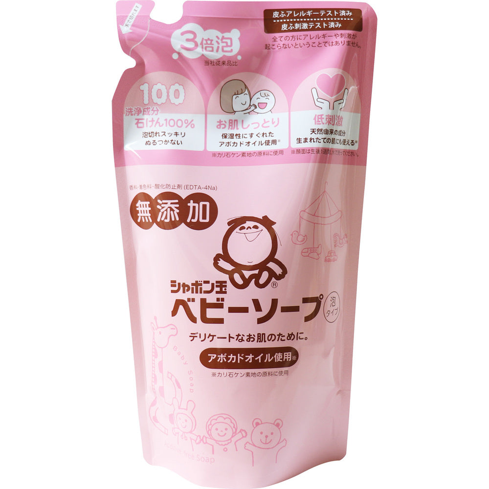샤본다마 무첨가 베이비 거품 비누 리필 400mL