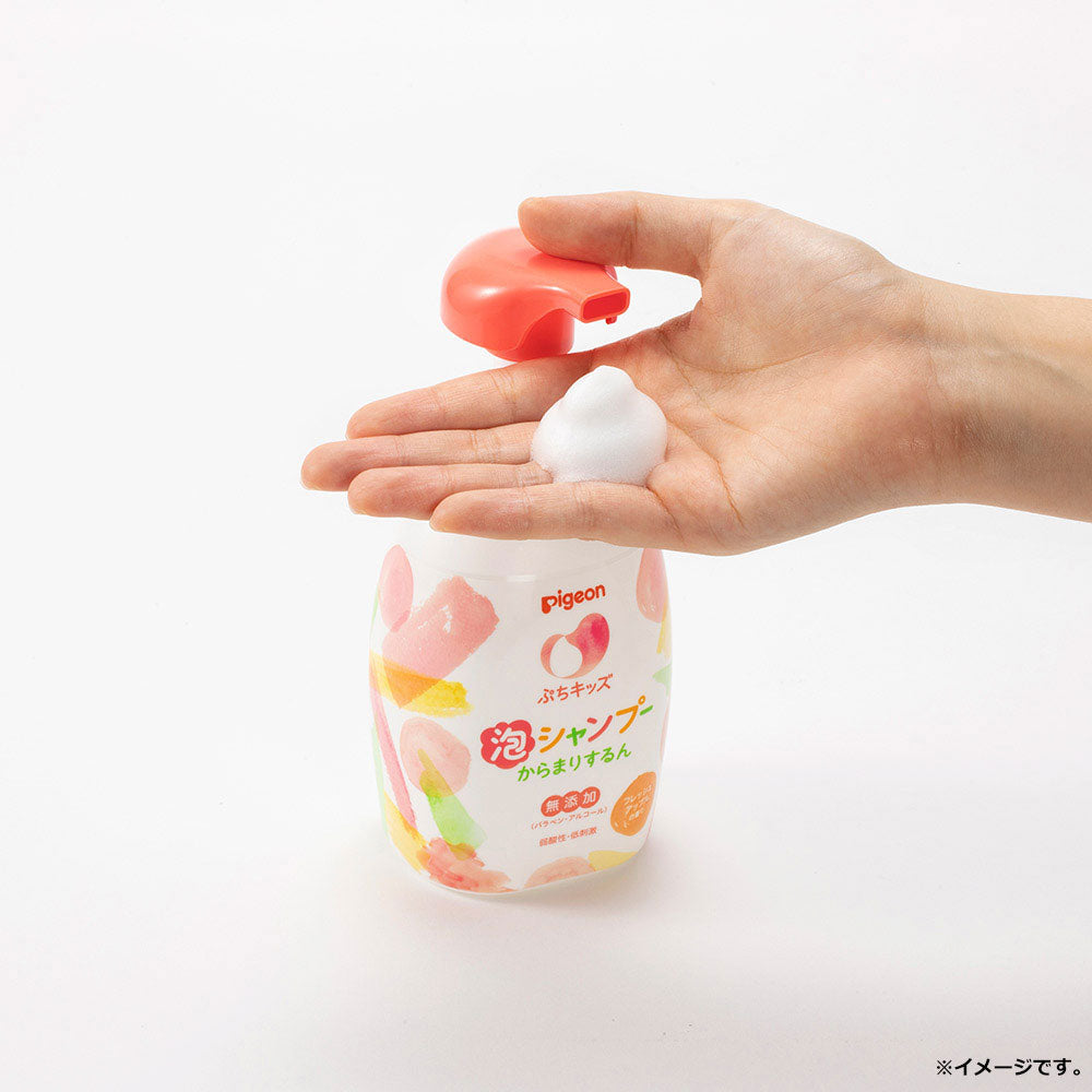 피죤 쁘띠키즈 거품 샴푸 프레시애플향 본품 300mL 상세 이미지 3