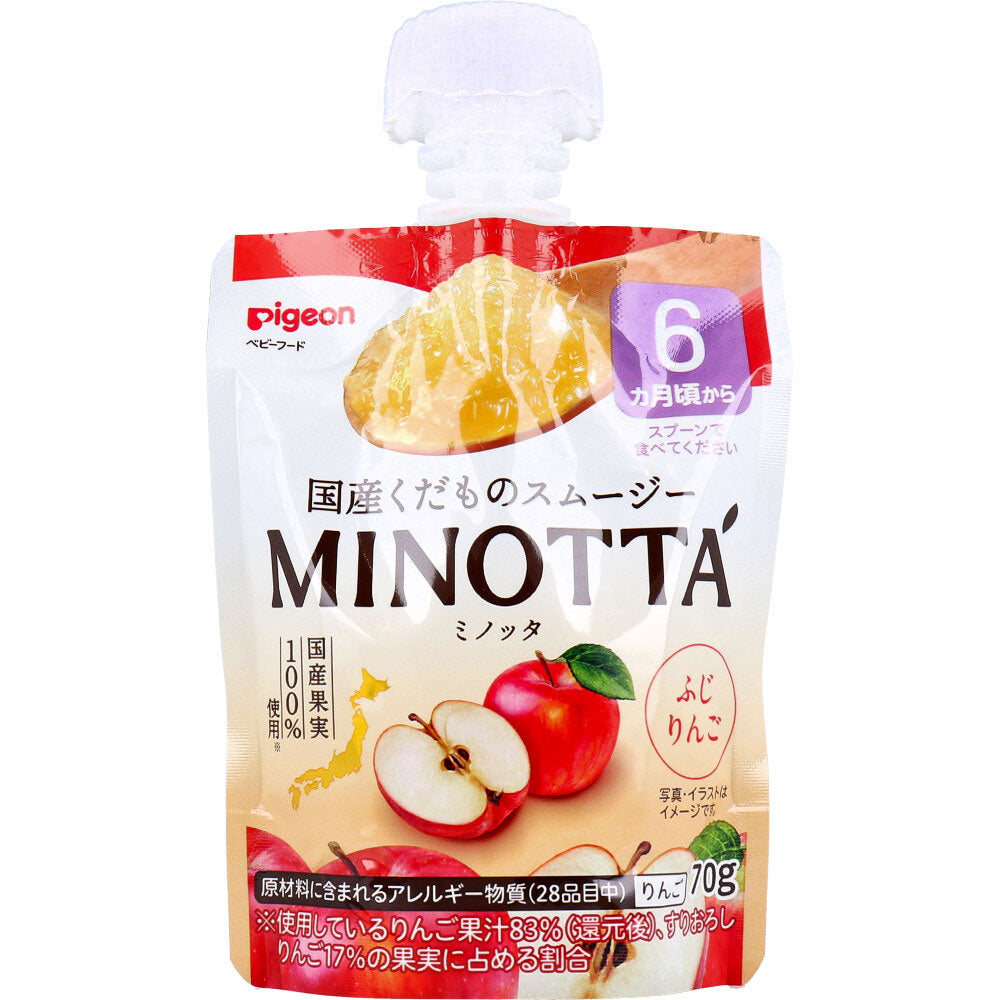 피죤 미노타 국산 과일 스무디 후지사과 70g