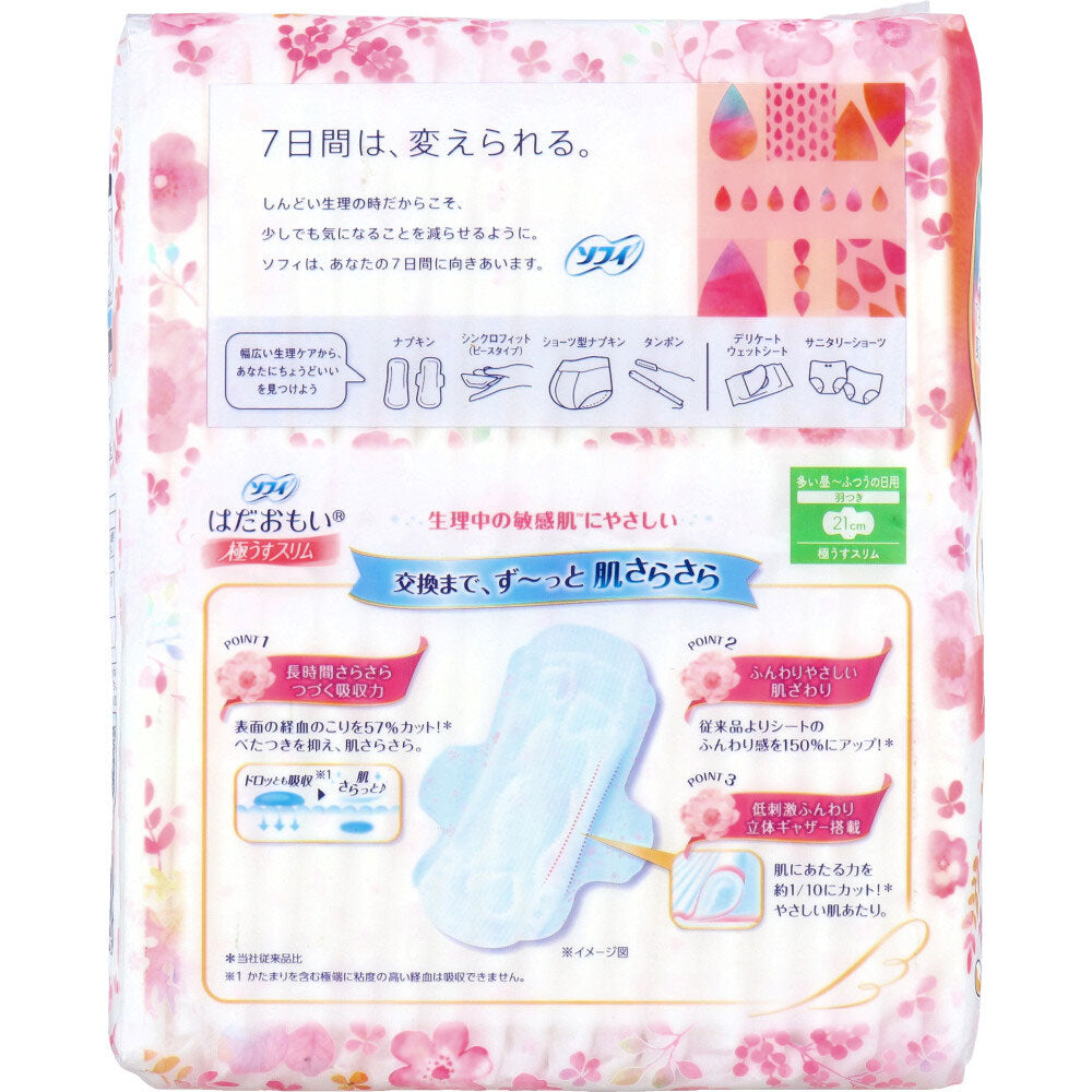 소피 하다오모이 극슬림 보통날용 날개형 21cm 38매 상세 이미지 1