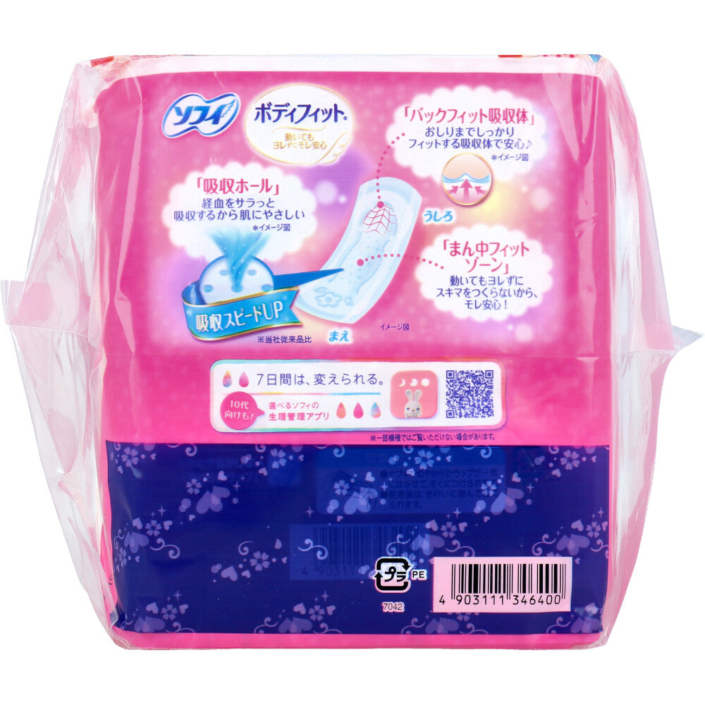 소피 바디핏 보통날용 날개없음 21cm 28매×2팩 상세 이미지 1