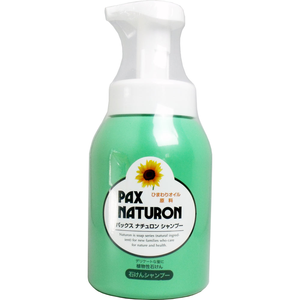 팍스 나츄론 무첨가 거품 샴푸 펌프 500mL
