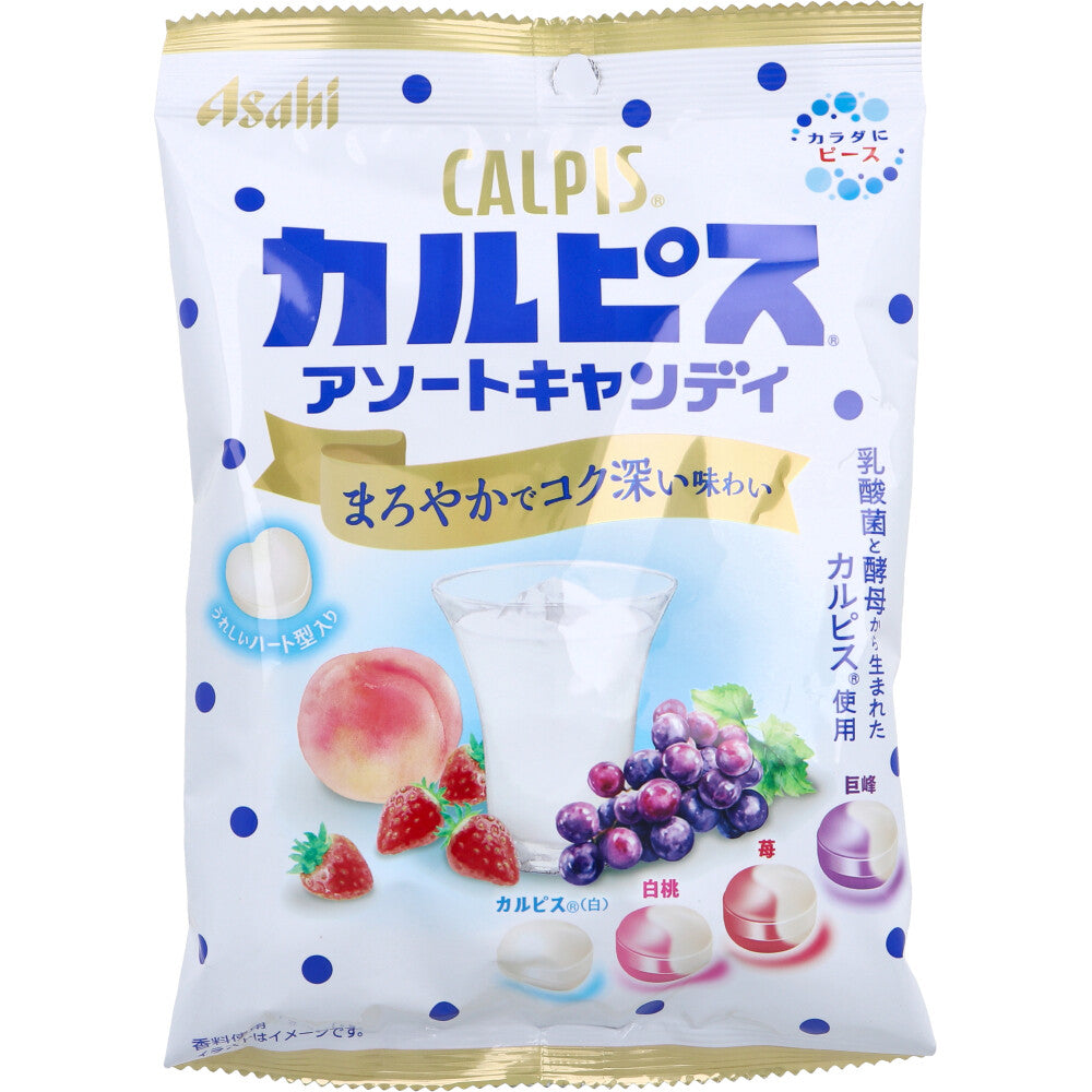 아사히 칼피스 어소트 과일 캔디 105g