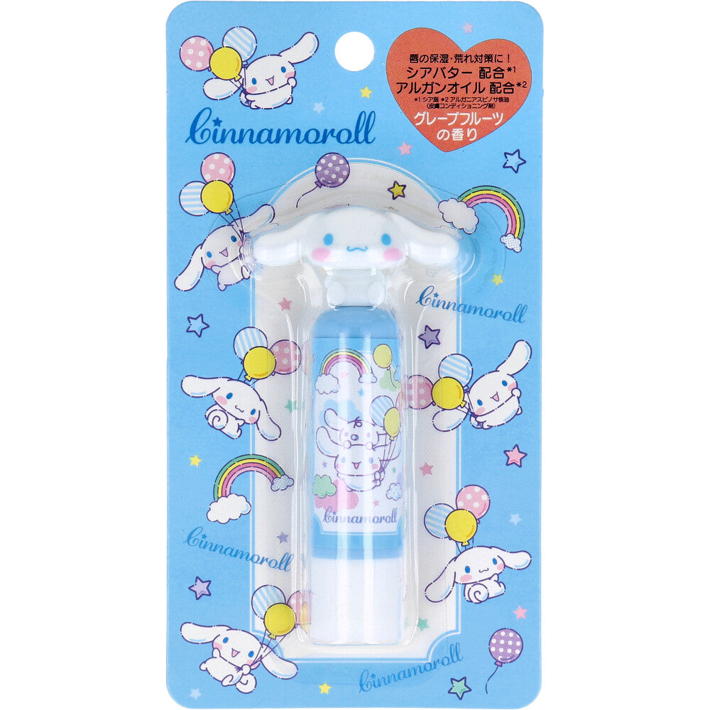 산리오 시나모롤 앉은 캐릭터 립밤 자몽향 3.5g