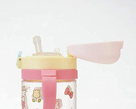 스케이터 접이식 핸들 원터치 스파우트컵 260ml (미키, 키티, 곰돌이푸, 원숭이 조지, 이나이이나이바, 배고픈애벌레, 리사라슨, 시마시마구루구루) - 하카타몰
