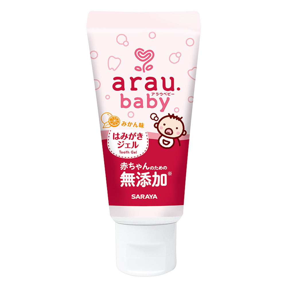 아라우 베이비 무첨가 양치 젤 귤맛 35g